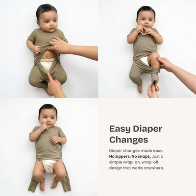 Easy Romper Maple - Pack of 3