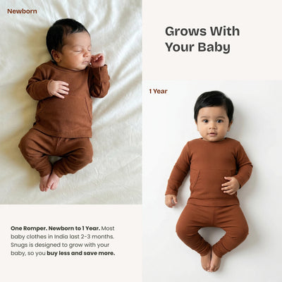 Easy Romper Maple - Pack of 3